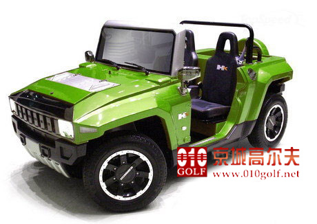 Hummer MEV HX电动车 彪悍的高尔夫球车 来一辆？